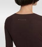 MM6 Maison Margiela Logo jersey bodysuit