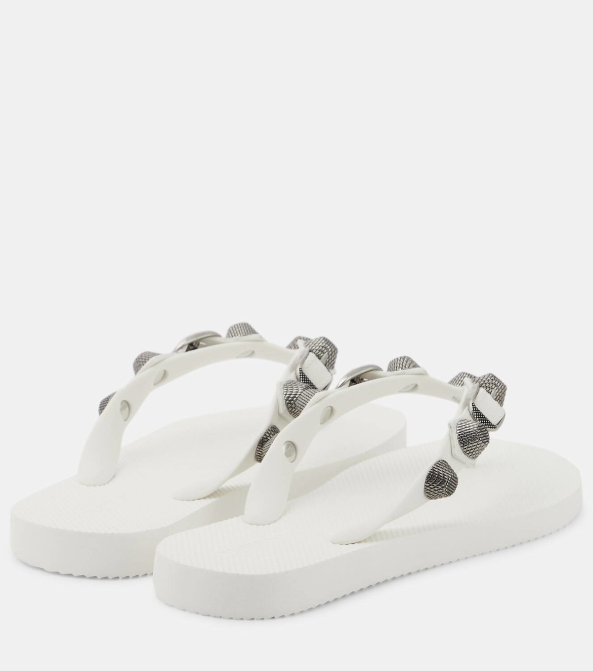 Balenciaga Cagole embellished thong sandals Balenciaga