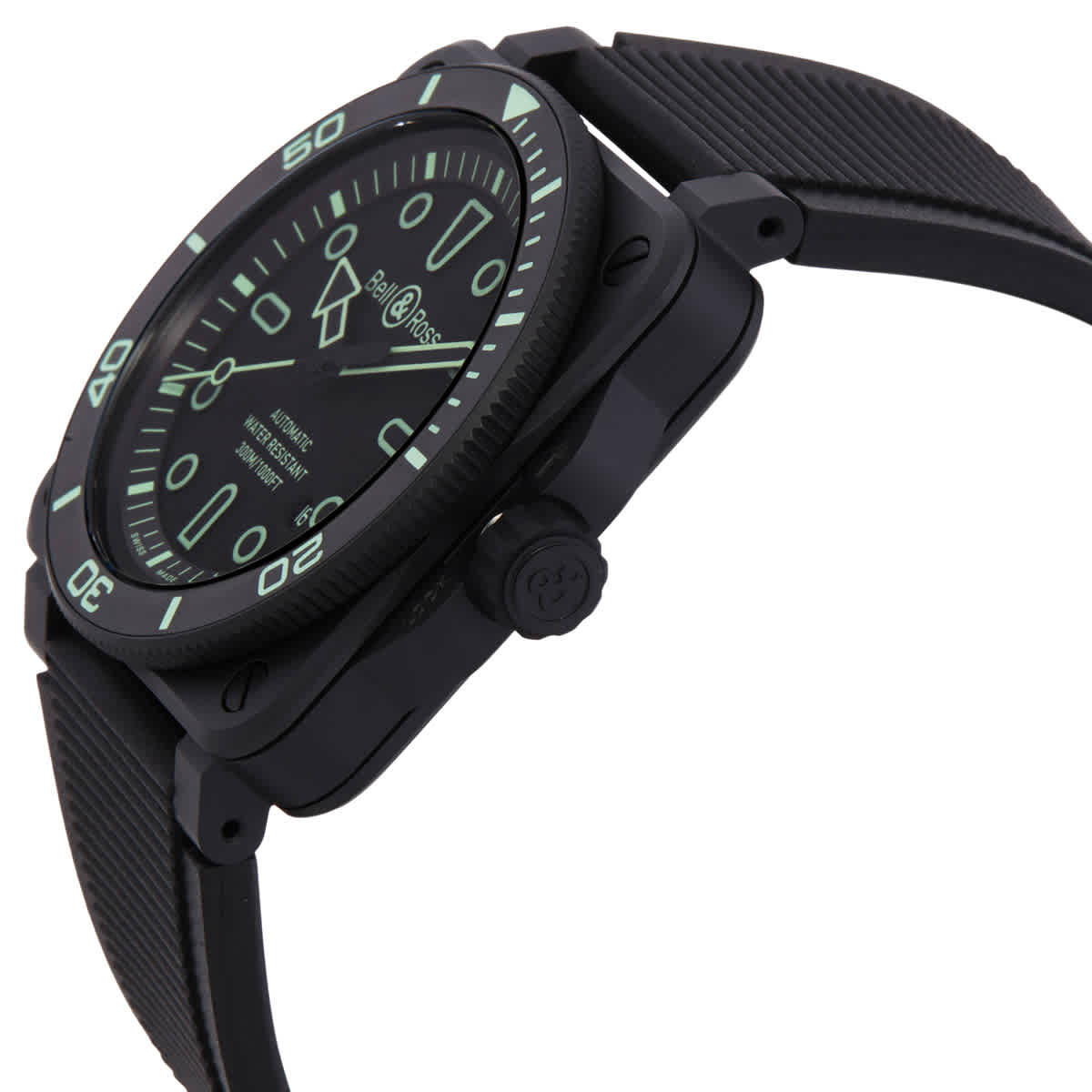Bell and Ross Br 03 Automatic Black Dial Mens Watch BR03ADOLCESRB