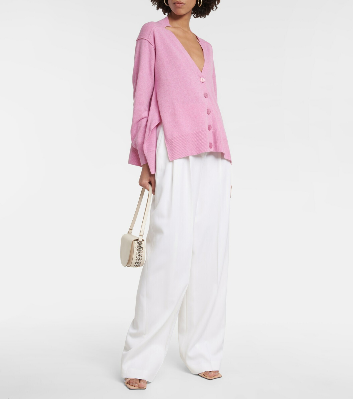 Cardigan Femme Stella McCartney Violet Ombré - Taille IT40 (US4/S) - Neuf Sans étiquettes