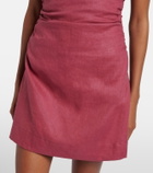 Faithfull Marga linen minidress
