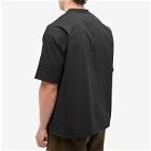 DAIWA Men's Tech Mil Pocket T-Shirt in Black