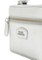 Marc Jacobs The Everyday Vanity Metallic Leather Cross-body bag - Silver - One Size