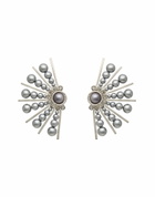 Alberta Ferretti Womens Earrings in Grey