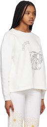 Bode Off-White Pony Sweatshirt