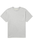 Abc. 123. - Webbing-Trimmed Cotton-Jersey T-Shirt - Gray