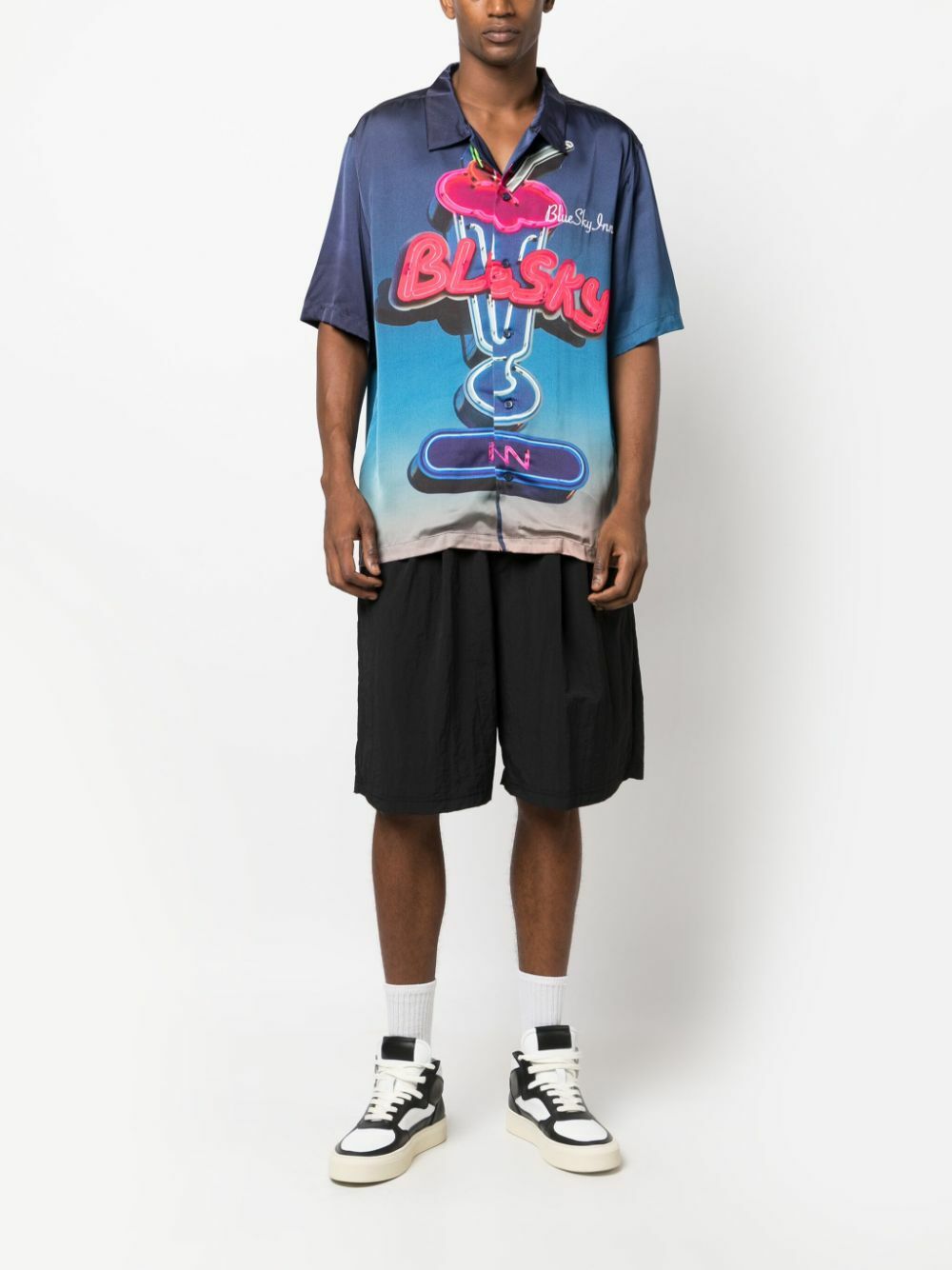 BLUE SKY INN - Printed Viscose Shirt