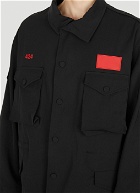 Logo Patch Jacket in Black