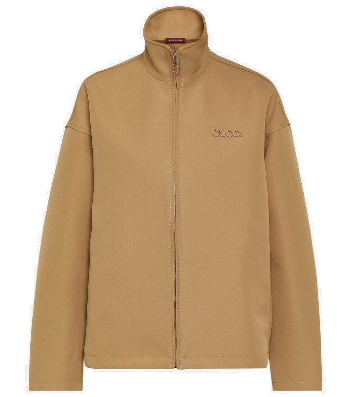 Photo: Gucci Wool-blend gabardine jacket