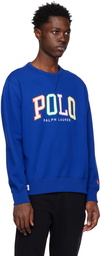 Polo Ralph Lauren Blue Embroidered Sweatshirt