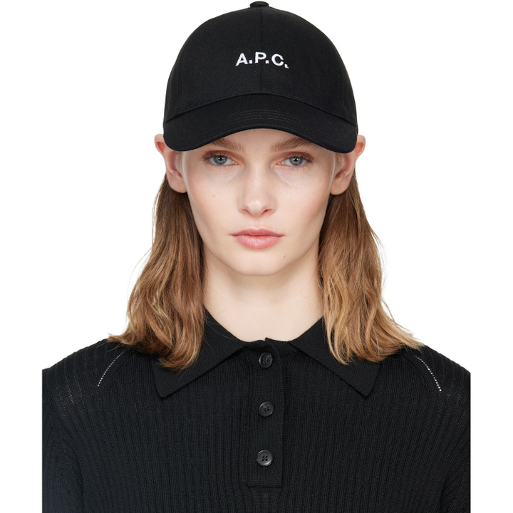 Photo: A.P.C. Black Charlie Baseball Cap