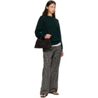 TOTEME Brown T-Lock Suede Top Handle Bag