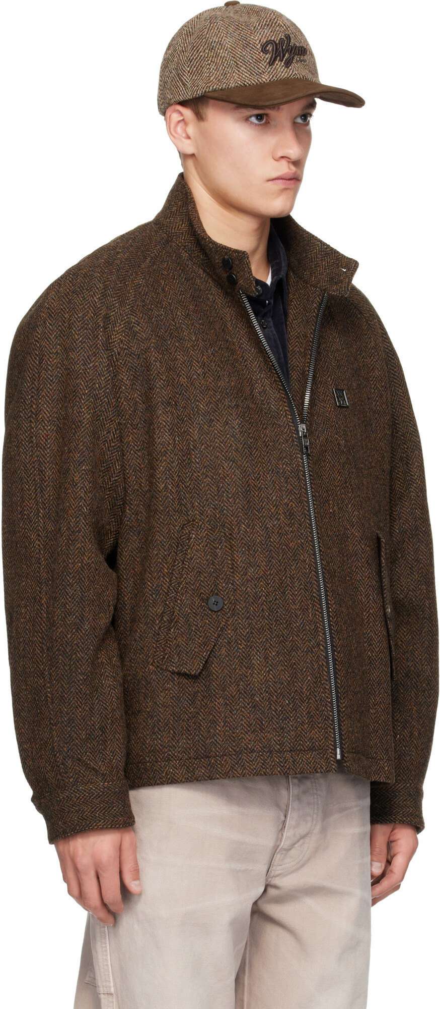 WOOYOUNGMI Brown Wool Jacket
