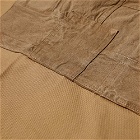 HOBO Cross Back Apron Upcycled Bayberry Dyed Canvas in Beige
