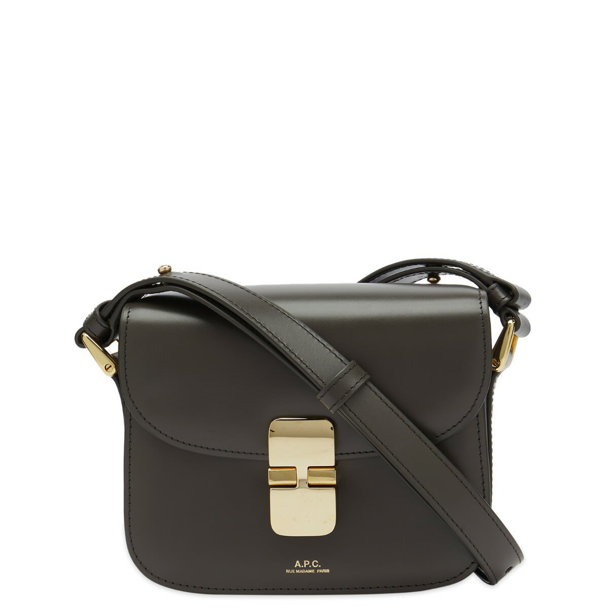A.P.C. Women's Mini Grace Bag in Anthracite 