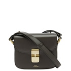 A.P.C. Women's Mini Grace Bag in Anthracite 