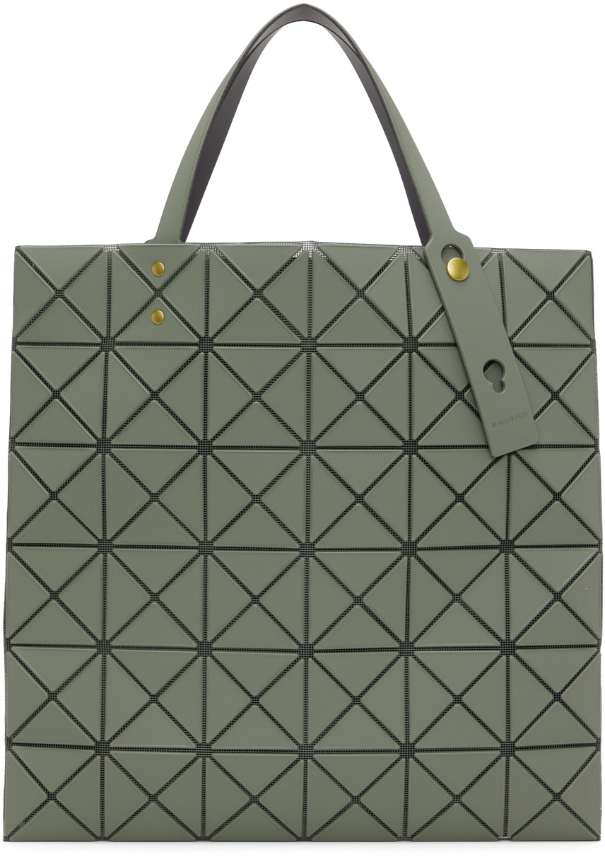 BAO BAO ISSEY MIYAKE Khaki Lucent One-Tone Tote Bao Bao Issey Miyake