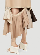 rokh Hook And Eye Tape Pleat Skirt