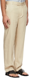 Jacquemus Beige 'Le Pantalon Bacio' Trousers