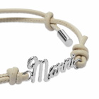 Marni Men's Logo Signature Bracelet in Natural