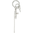 Justine Clenquet Silver Lewis Keychain