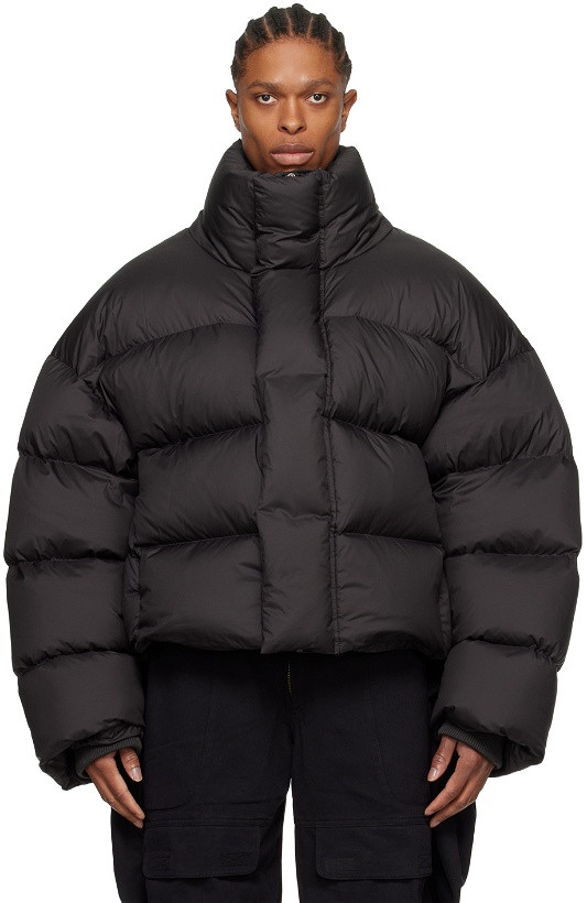 Photo: Entire Studios Black Quilted Down Jacket