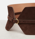 Alaïa Suede corset belt