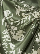 REFORMATION - Genesis Printed Silk Satin Midi Dress