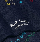 Paul Smith - Cotton-Blend Jacquard Socks - Blue