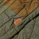 Ferm Living Duo Quilted Blanket in Green Tonal