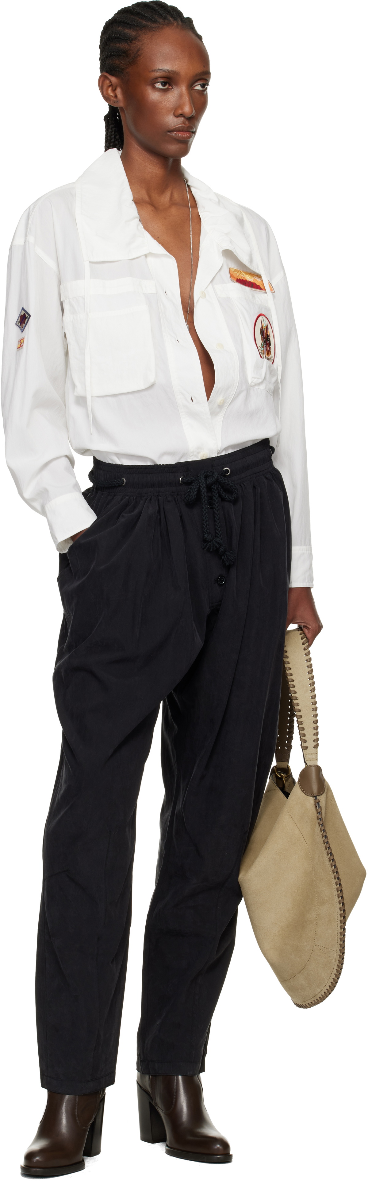 Isabel Marant White Chely Shirt