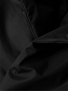 RRR123 - Pontius Logo-Appliquéd Shell Padded Hooded Jacket - Black