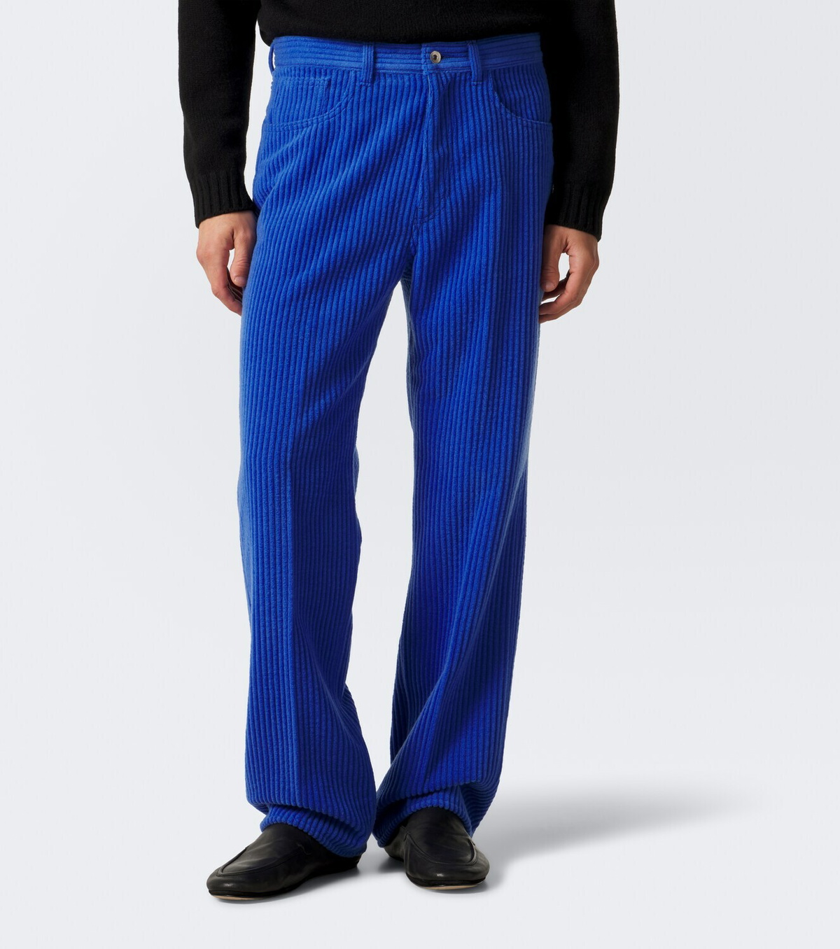Auralee Wool and cashmere corduroy straight pants