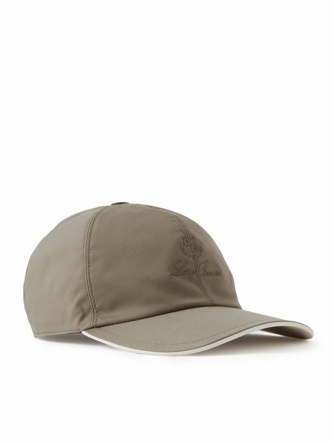 thisisneverthat - Double Stitch Onyx Logo-Embroidered Cotton