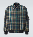 Comme des Garçons Homme Checked cotton and linen blouson