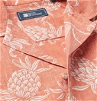 Reyn Spooner - Camp-Collar Printed Cotton-Blend Shirt - Orange