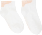 Alexander McQueen Pink & White Mini Branded Socks