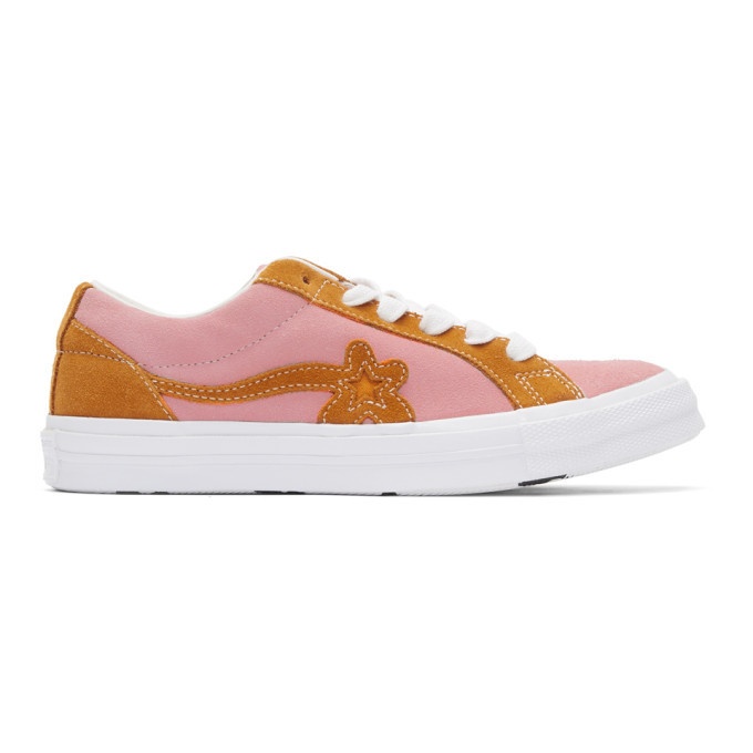 Photo: Converse Pink and Orange GOLF le FLEUR* Edition GOLF 6.1 One Star Sneakers