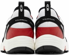 Salomon White & Red Raid Wind Sneakers