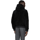 Yves Salomon - Army Reversible Black Shearling Jacket