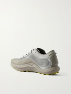 ROA - Sella Rubber-Trimmed ProWave Jacquard Trail Sneakers - Silver