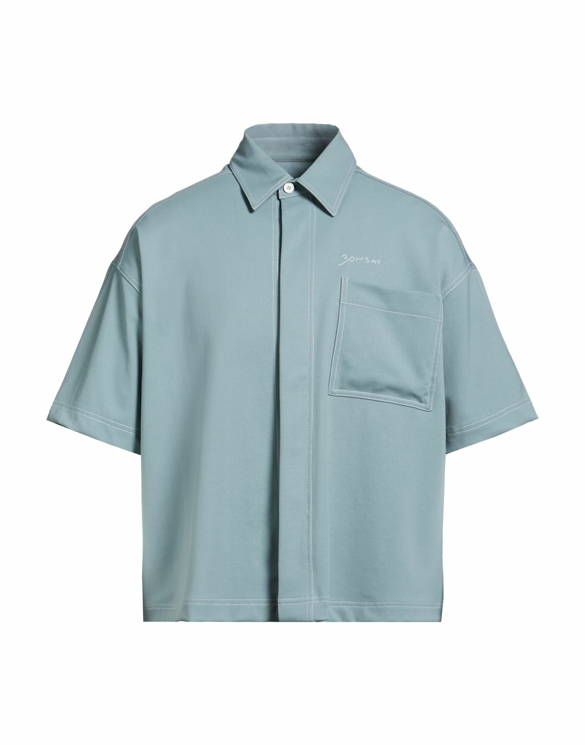 Bonsai Mens Shirt Slate in Blue