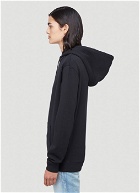 Logo-Print Hooded Sweatshirt in Black
