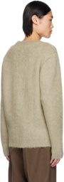 LEMAIRE Gray Brushed Sweater