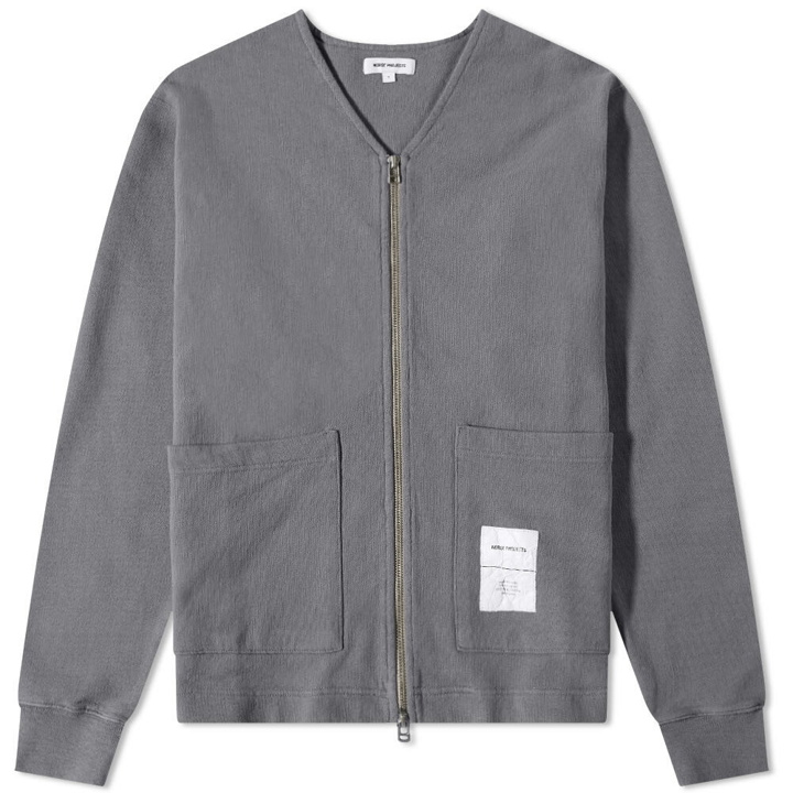 Photo: Norse Projects Fraser Tab Series Sweat Jacket