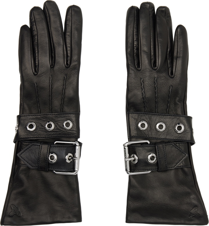 Photo: Vivienne Westwood Black Belt Buckle Gloves