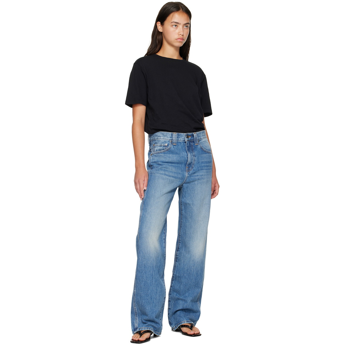 KHAITE Blue Bonnie Jeans