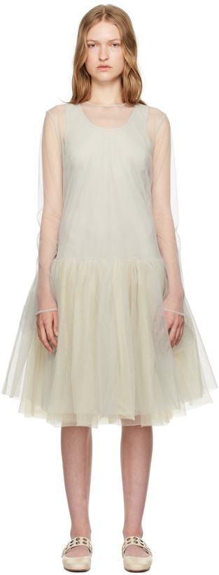 Photo: Molly Goddard Off-White Raquel Midi Dress