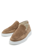 Jude Llow Jacqués Suede Loafers Taupe