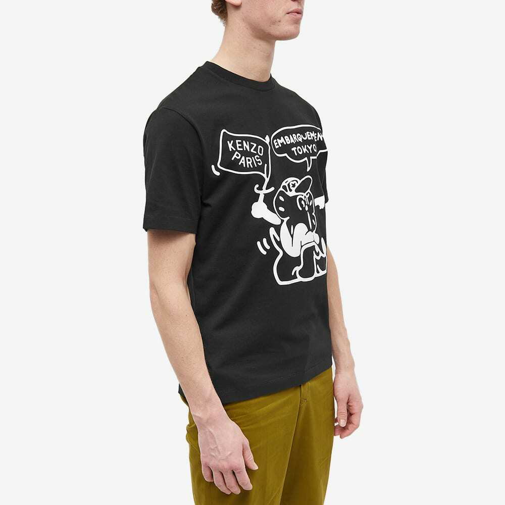 Kenzo Paris Men's Boke Boy Travels Classic T-Shirt in Black Kenzo